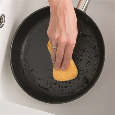 Set Poêle Anti-adhérente Dur Comme La Pierre 20 Cm Et 2 éponges Végétales 4 Set Poêle Anti-adhérente Dur Comme La Pierre 20 Cm Et 2 éponges Végétales – Image 2