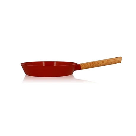 Poêle Ector Induction Aluminium Revêtu Manche En Bois 24 Cm Rouge 3 Poêle Ector Induction Aluminium Revêtu Manche En Bois 24 Cm Rouge