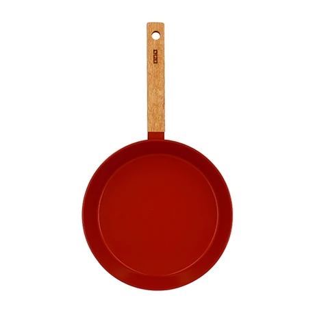 Poêle Ector Induction Aluminium Revêtu Manche En Bois 24 Cm Rouge 4 Poêle Ector Induction Aluminium Revêtu Manche En Bois 24 Cm Rouge – Image 2