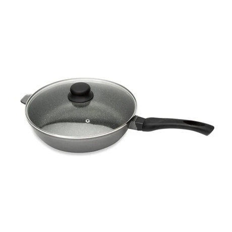 Sauteuse Et Couvercle Revêtement Dur Comme La Pierre 28 Cm 3 Sauteuse Et Couvercle Revêtement Dur Comme La Pierre 28 Cm