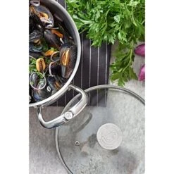 De Buyer Couvercle En Verre Cerclé Inox 14 Cm 7 De Buyer Couvercle En Verre Cerclé Inox 14 Cm -Le Creusec Boutique 147014 2 2 Couvercle en verre cercle inox 14 cm De Buyer