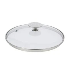 De Buyer Couvercle En Verre Cerclé Inox 18 Cm