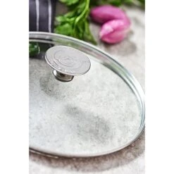 De Buyer Couvercle En Verre Cerclé Inox 18 Cm 7 De Buyer Couvercle En Verre Cerclé Inox 18 Cm -Le Creusec Boutique 147016 2 2 Couvercle en verre cercle inox 18 cm De Buyer