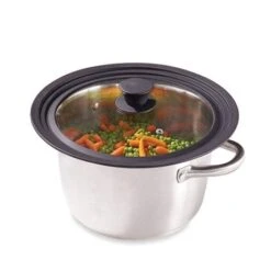 Lot 2 Couvercles En Verre Multi-diamètres De 16 à 28 Cm -Le Creusec Boutique 14903 2 3 Lot 2 couvercles en verre multi diametres de 16 a 28 cm Mathon