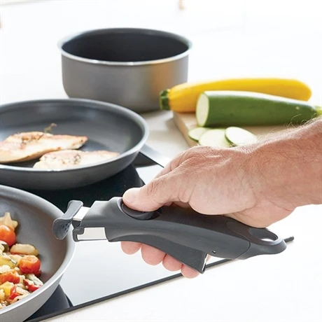 Set 2 Poêles Et 2 Casseroles Anti-adhésives Délice Et Manche Amovible 5 Set 2 Poêles Et 2 Casseroles Anti-adhésives Délice Et Manche Amovible – Image 3