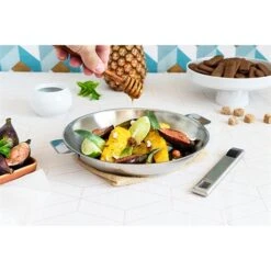 Poêle Inox Strate 26 Cm 9 Poêle Inox Strate 26 Cm -Le Creusec Boutique 271142 3 4 Poele inox Strate 26 cm Cristel