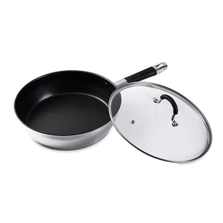 Sauteuse Antiadhésive Inox Et Couvercle Rapid Cook 28 Cm 3 Sauteuse Antiadhésive Inox Et Couvercle Rapid Cook 28 Cm