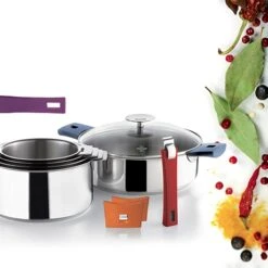 Sauteuse Revêtue Mutine 24 Cm Sans Manche 5 Sauteuse Revêtue Mutine 24 Cm Sans Manche -Le Creusec Boutique 27211 1 1 Sauteuse revetue Mutine 24 cm sans manche Cristel