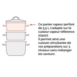 Panier Pour Cuiseur Vapeur Inox 26 Cm 7 Panier Pour Cuiseur Vapeur Inox 26 Cm -Le Creusec Boutique 274019 2 5 Panier pour cuiseur vapeur inox 26 cm Mathon