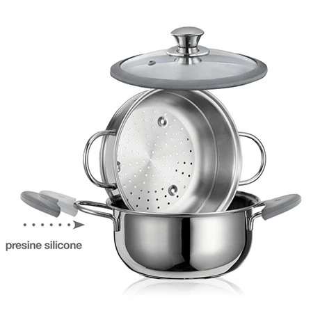 Cuiseur Vapeur Premium Inox 22 Cm 3, 8 L 4 Cuiseur Vapeur Premium Inox 22 Cm 3, 8 L â Image 2
