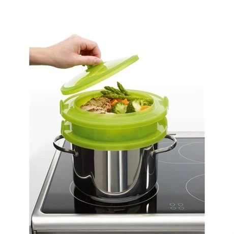 Lekue Cuit Vapeur 2 étages 4 Lekue Cuit Vapeur 2 étages – Image 2