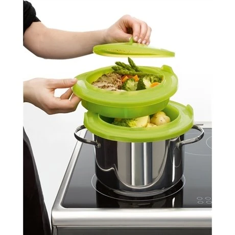 Lekue Cuit Vapeur 2 étages 5 Lekue Cuit Vapeur 2 étages – Image 3