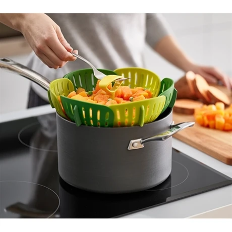 Joseph Joseph Panier Vapeur Pliable - Vert 6 Joseph Joseph Panier Vapeur Pliable - Vert â Image 5