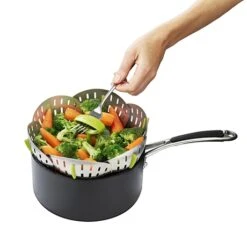 Joseph Joseph Panier Vapeur Pliable Anti-rayure -Le Creusec Boutique 670099 2 1 Panier vapeur pliable anti rayure Joseph Joseph